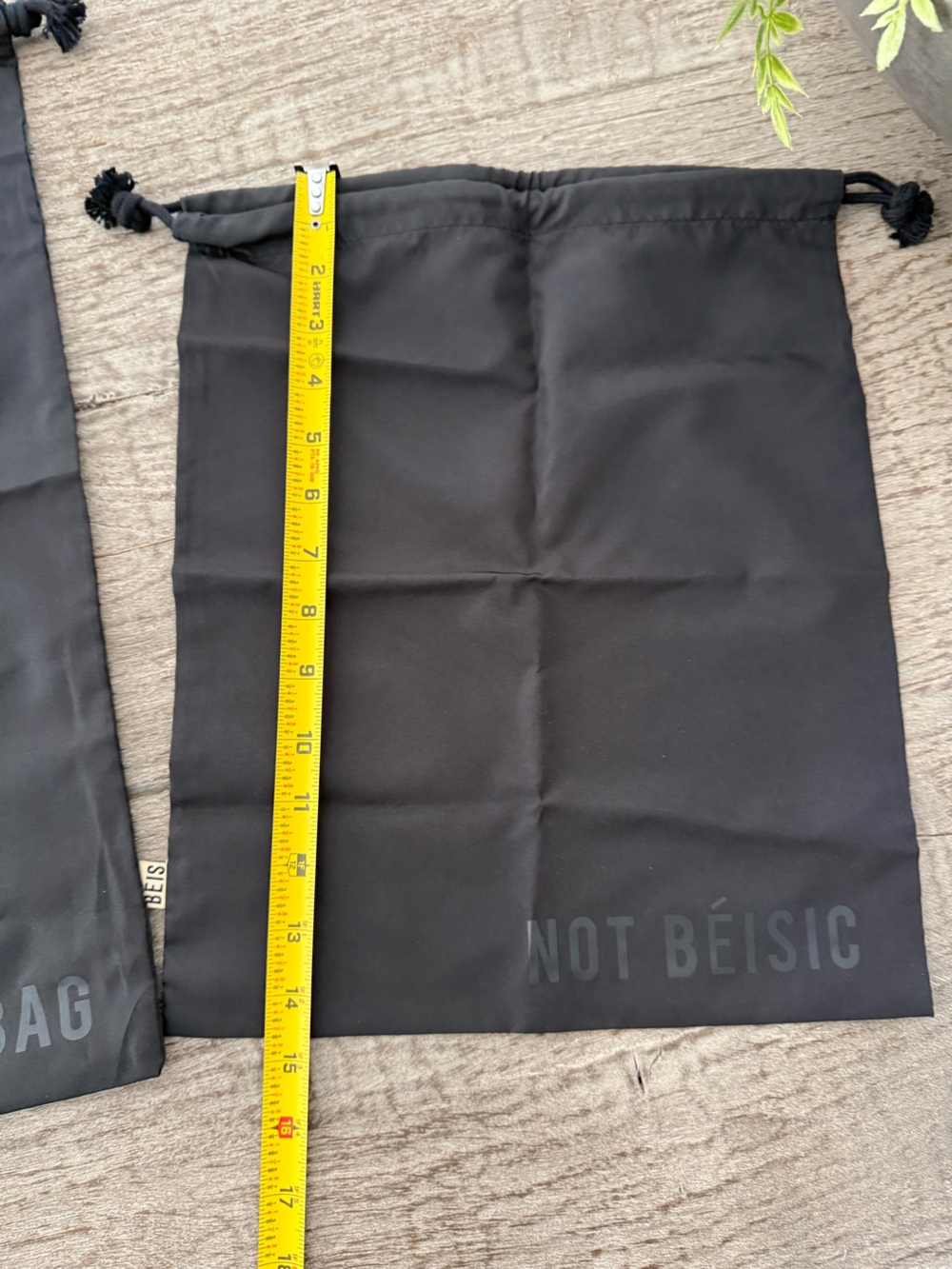 Beis black travel bags for suitcase set of two - Picture 5 of 7